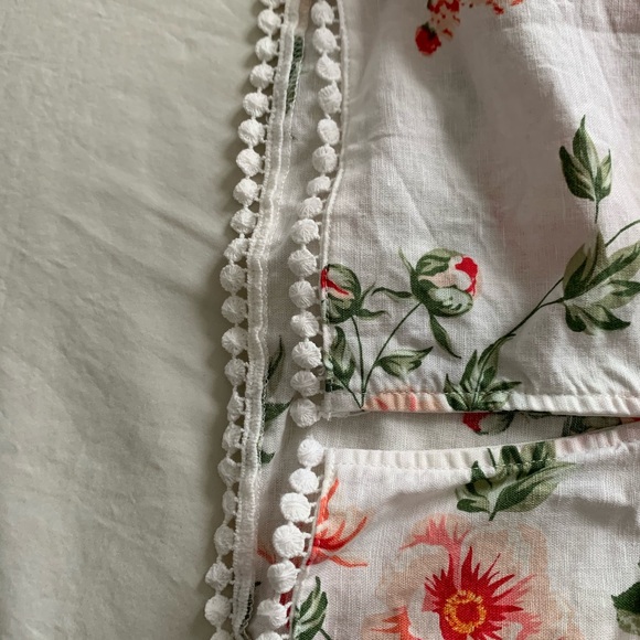 FLORAL LINEN BABY DOLL DRESS - Picture 3 of 4